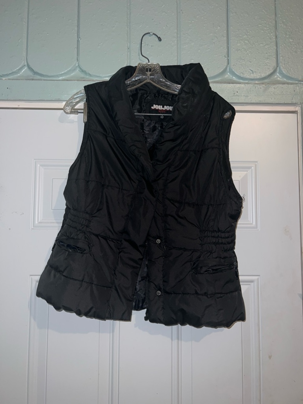 Jou Jou Black Quilted Puffer Vest - Women